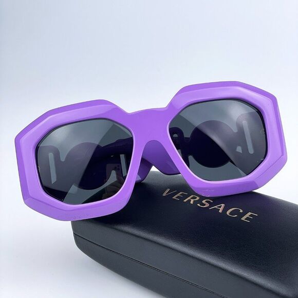 SALE! NEW Versace VE4424U 536687 MAXI MEDUSA BIGGIE Lilak Oversize Sunglasses main image 4